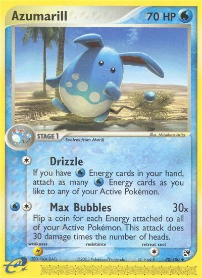 Azumarill Pokemon card