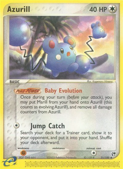 Azurill Pokemon card