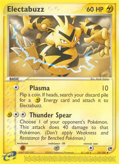 Electabuzz Pokemon card