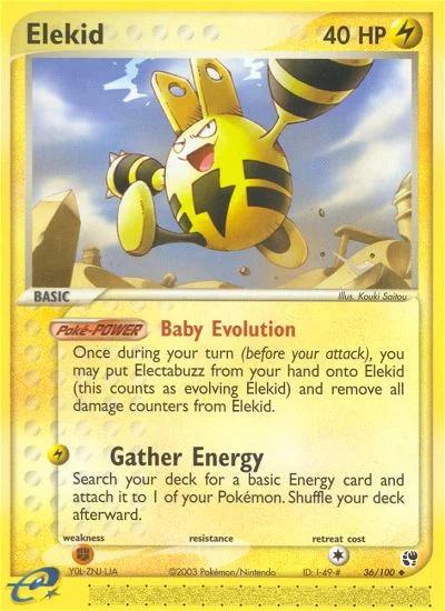 Elekid Pokemon card