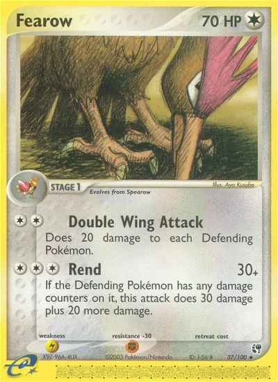 Fearow Pokemon card