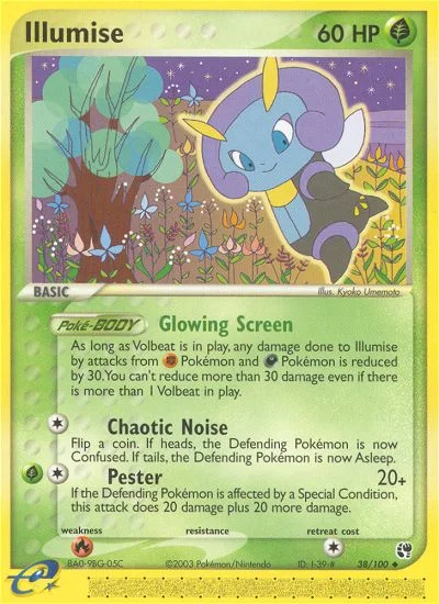 Illumise Pokemon card