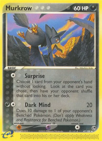 Murkrow Pokemon card