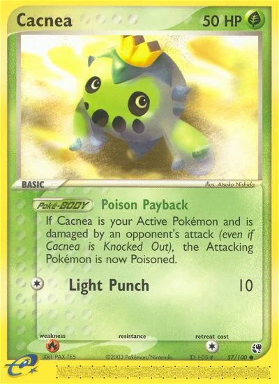 Cacnea Pokemon card
