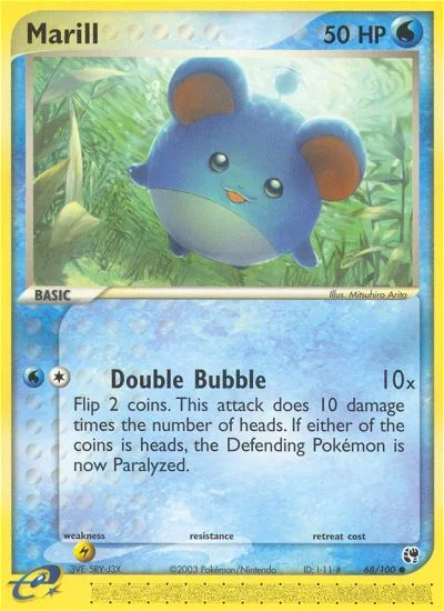 Marill Pokemon card