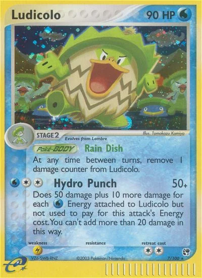 Ludicolo Pokemon card