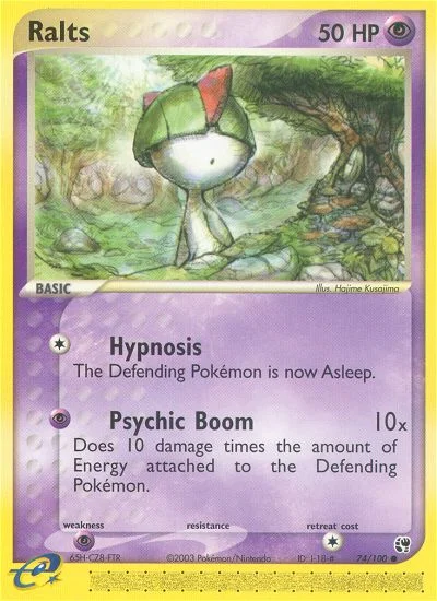 Ralts Pokemon card