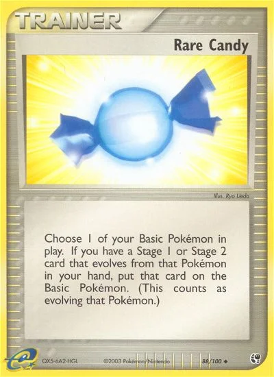 Rare Candy Pokemon card