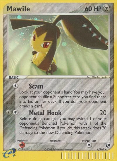Mawile Pokemon card