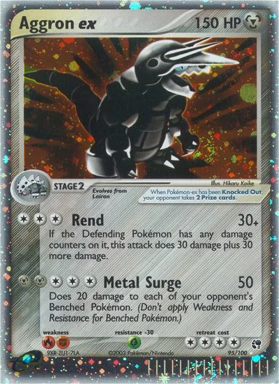 Aggron ex Pokemon card