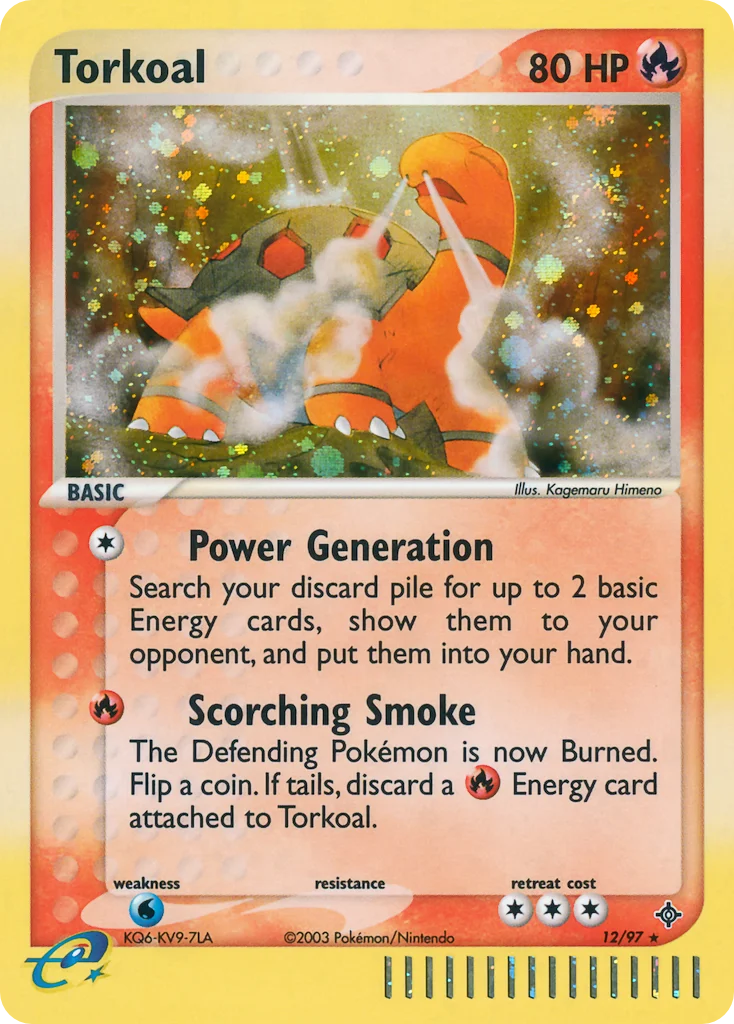 Torkoal Pokemon card