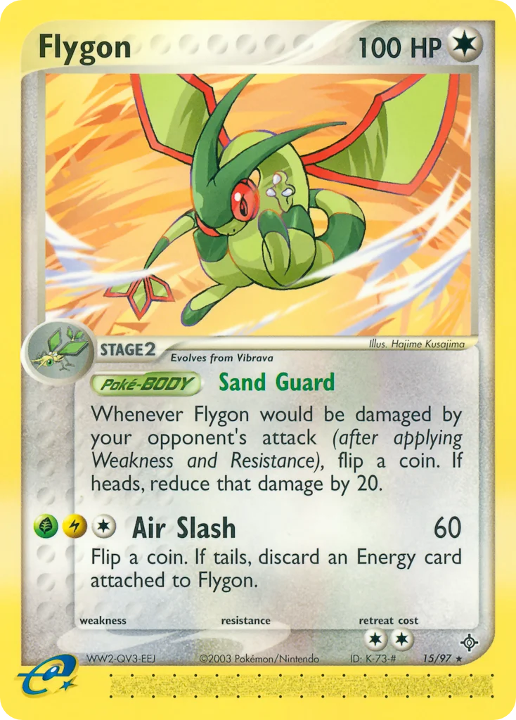 Flygon Pokemon card