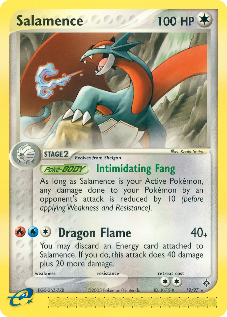 Salamence Pokemon card