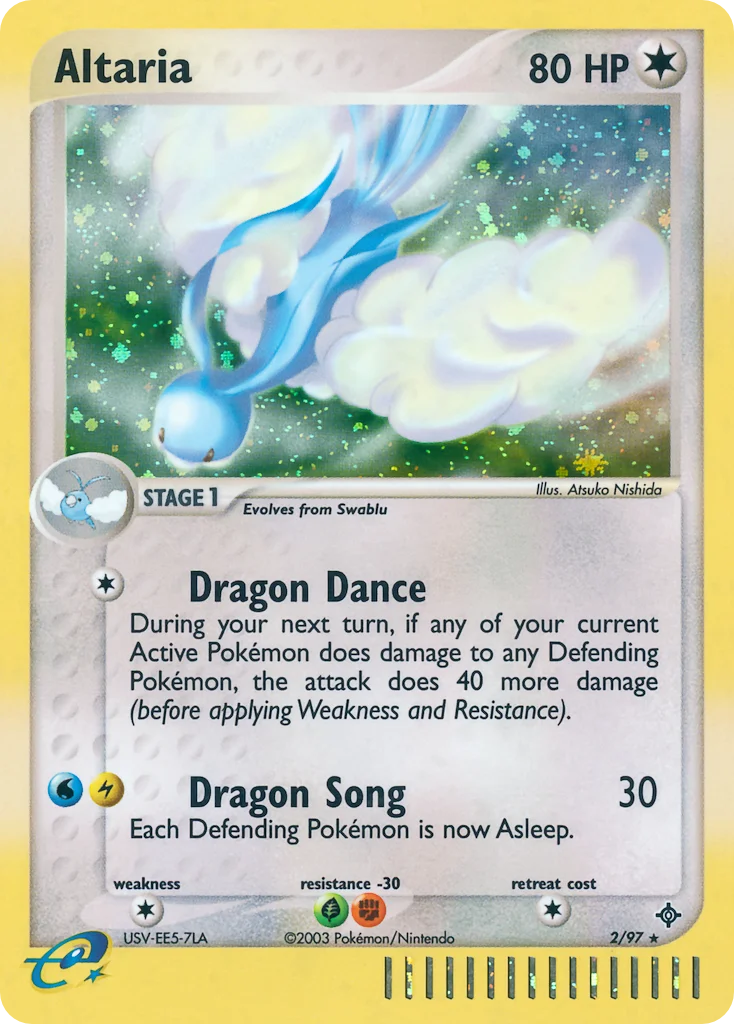 Altaria Pokemon card