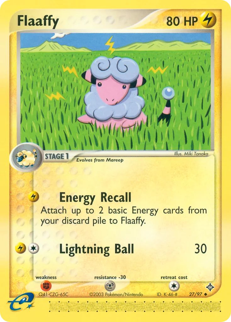 Flaaffy Pokemon card
