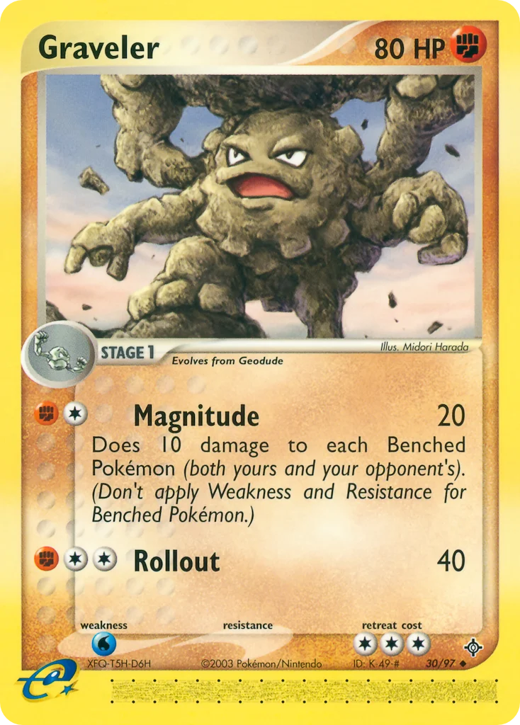 Graveler Pokemon card