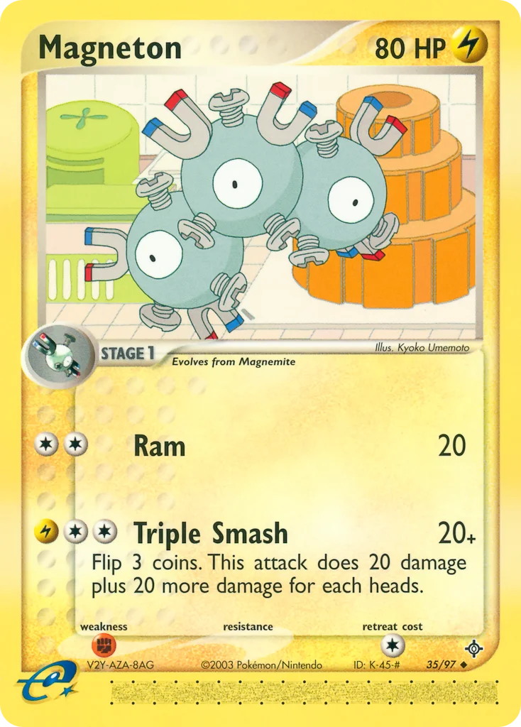 Magneton Pokemon card