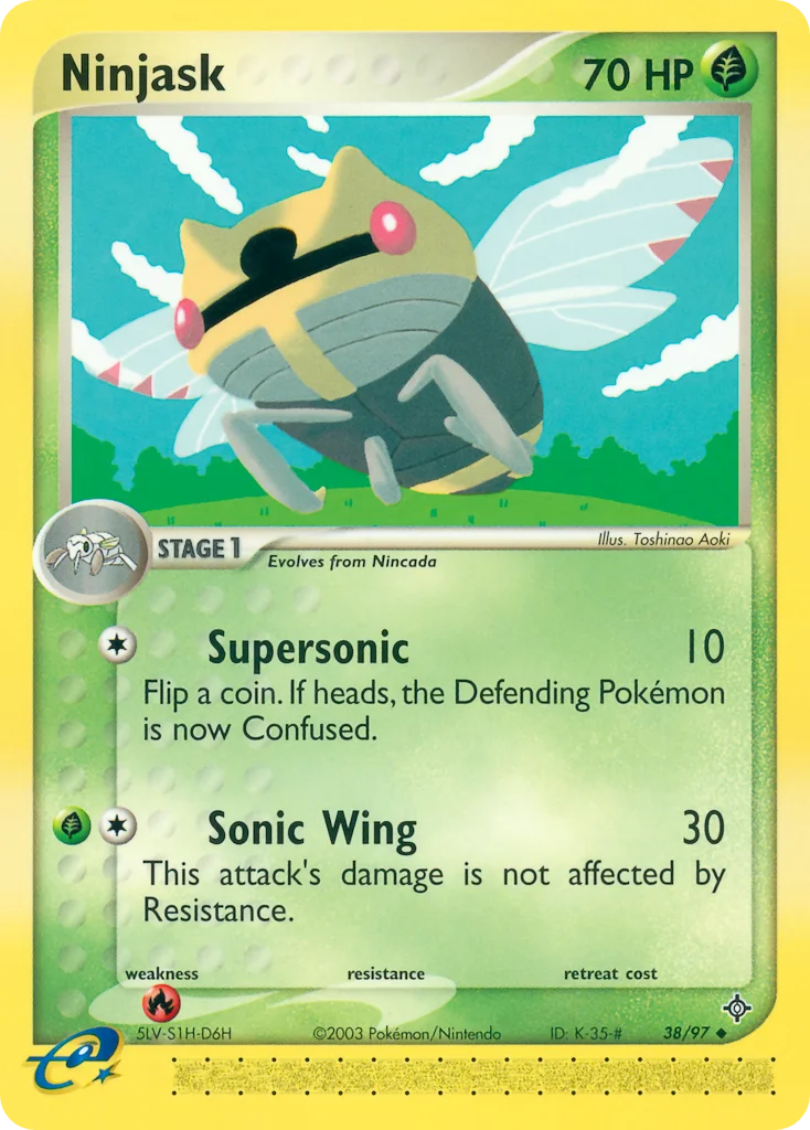 Ninjask Pokemon card
