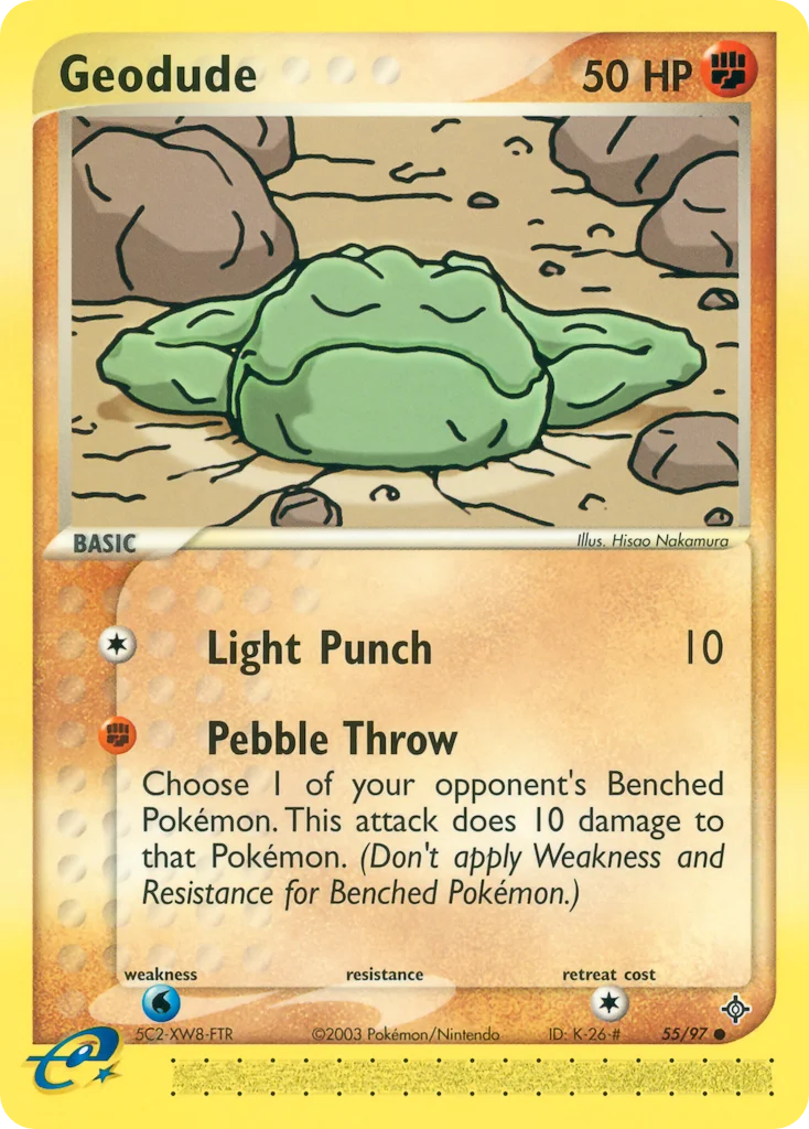 Geodude Pokemon card