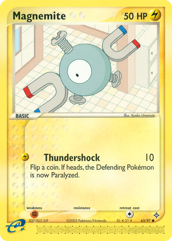 Magnemite Pokemon card