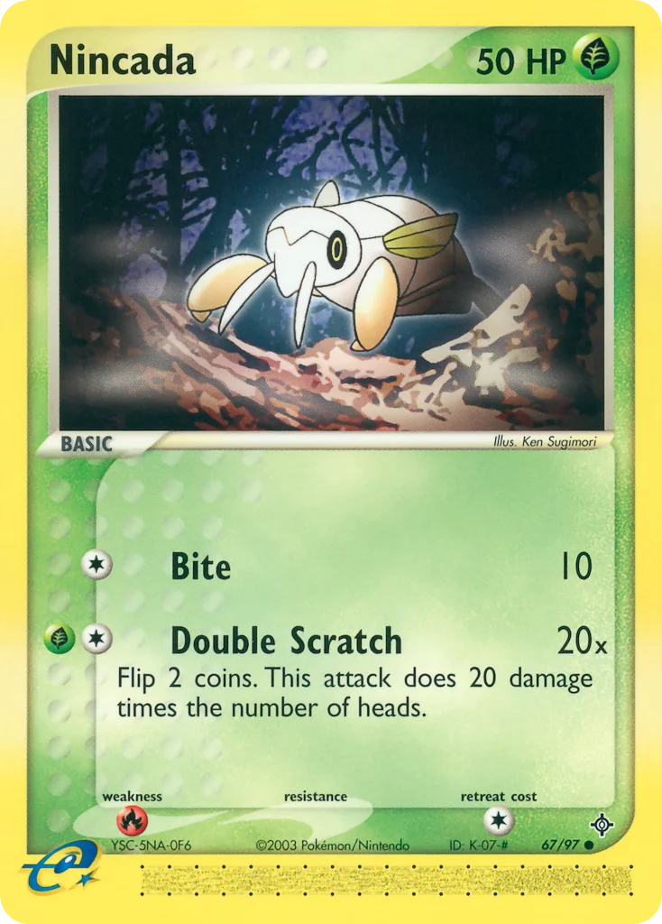 Nincada Pokemon card