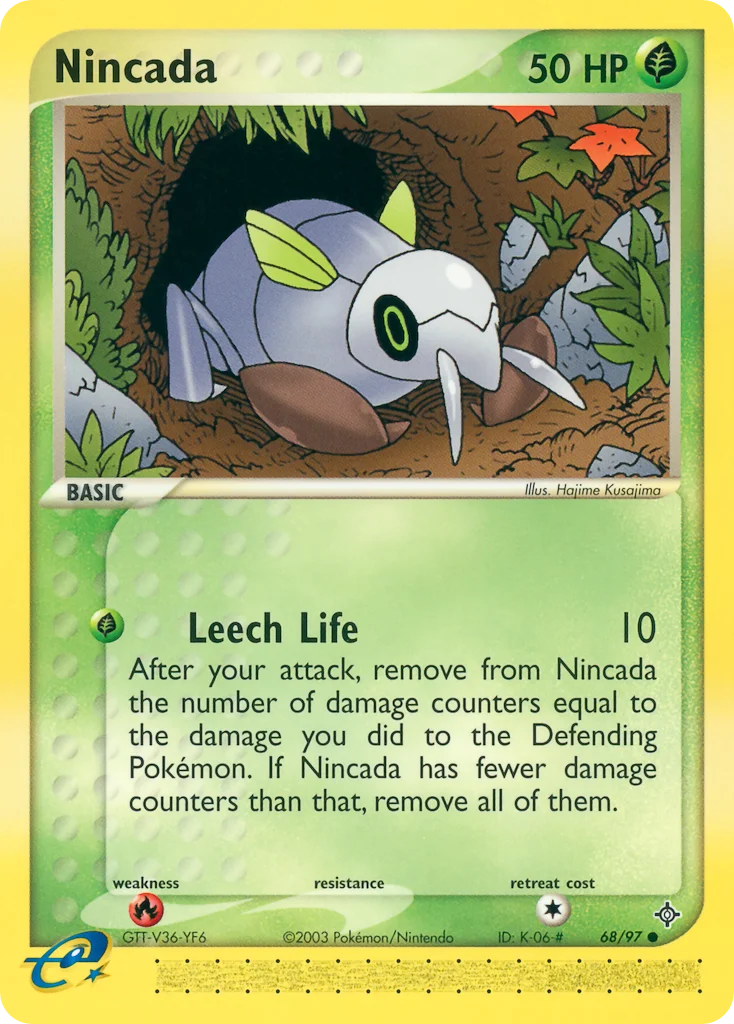 Nincada Pokemon card
