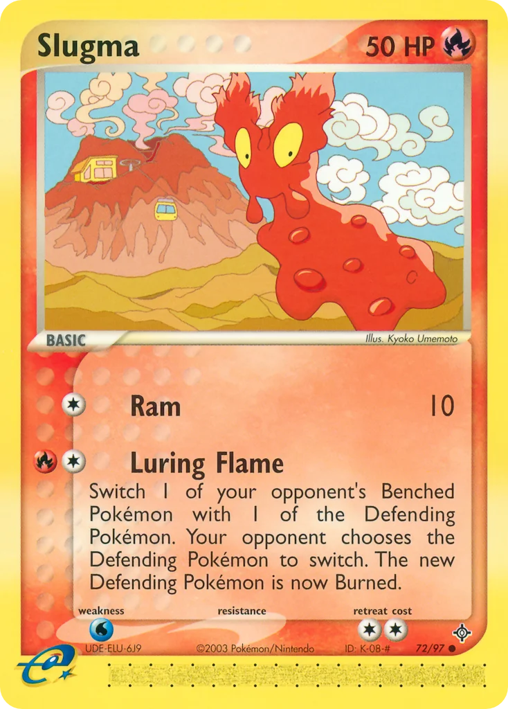 Slugma Pokemon card