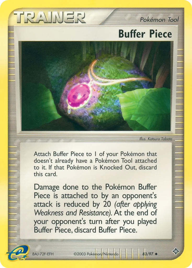 Buffer Piece Pokemon card