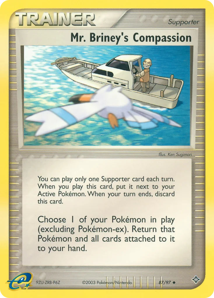 Mr. Briney's Compassion Pokemon card