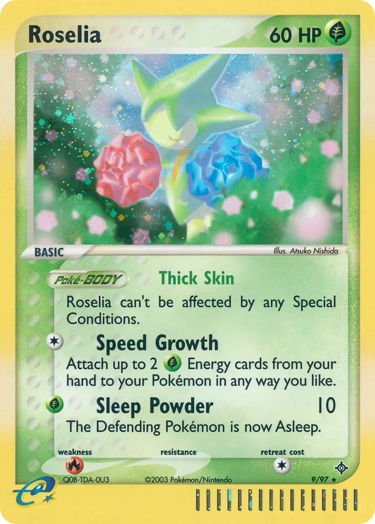 Roselia Pokemon card