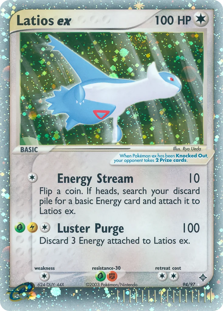 Latios ex Pokemon card