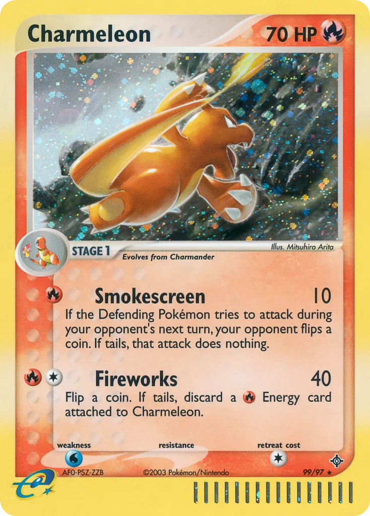 Charmeleon Pokemon card