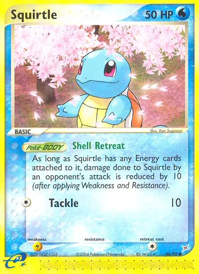 Squirtle Pokemon card