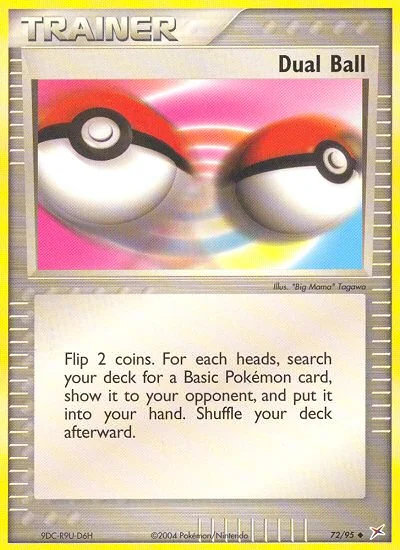 Dual Ball Pokemon card