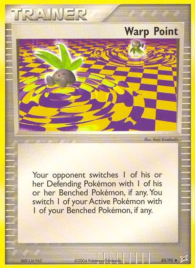 Warp Point Pokemon card