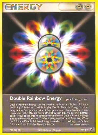 Double Rainbow Energy Pokemon card