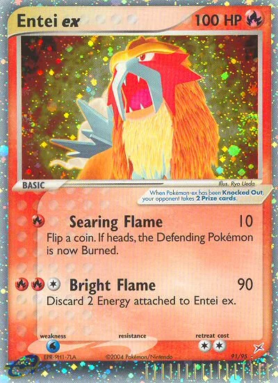 Entei ex Pokemon card