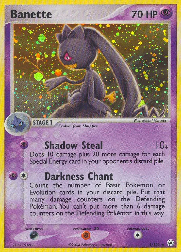 Banette Pokemon card