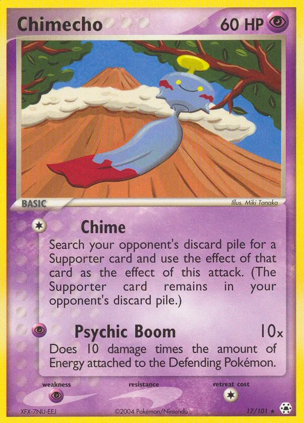 Chimecho Pokemon card