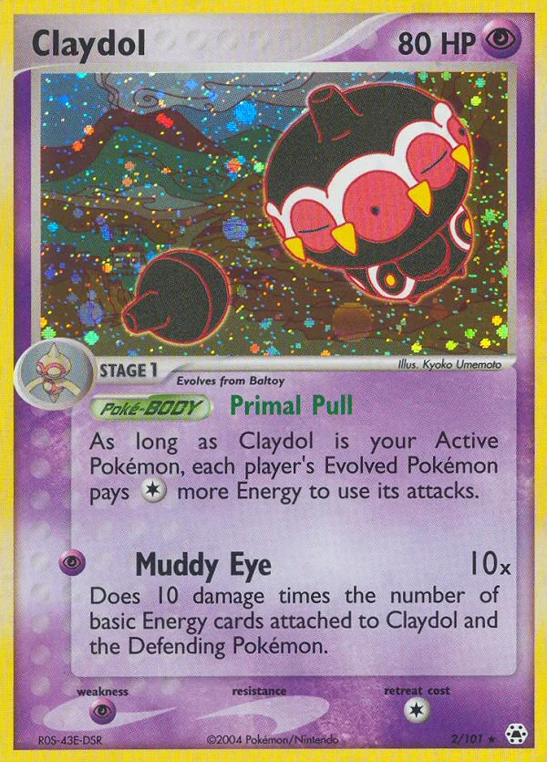 Claydol Pokemon card