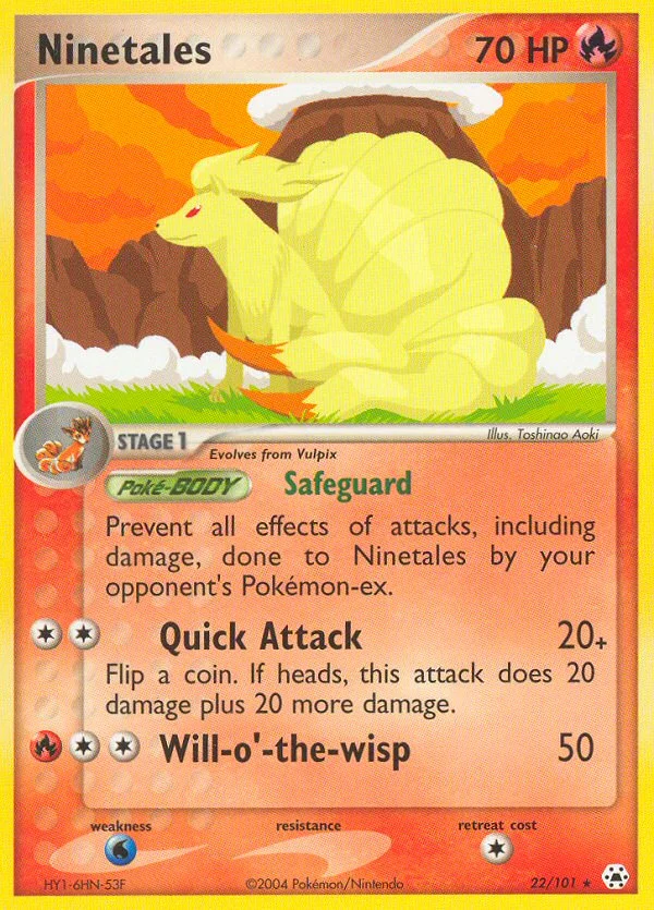 Ninetales Pokemon card