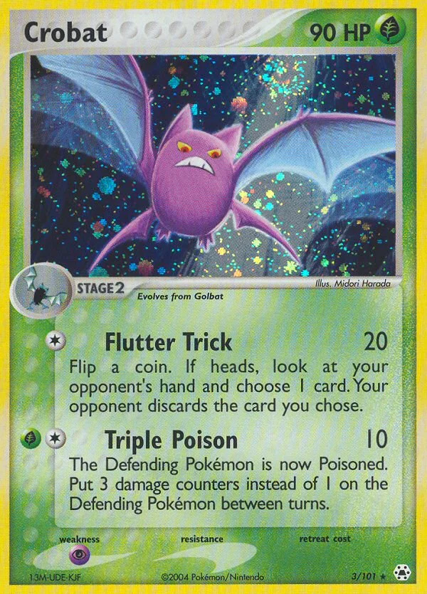Crobat Pokemon card