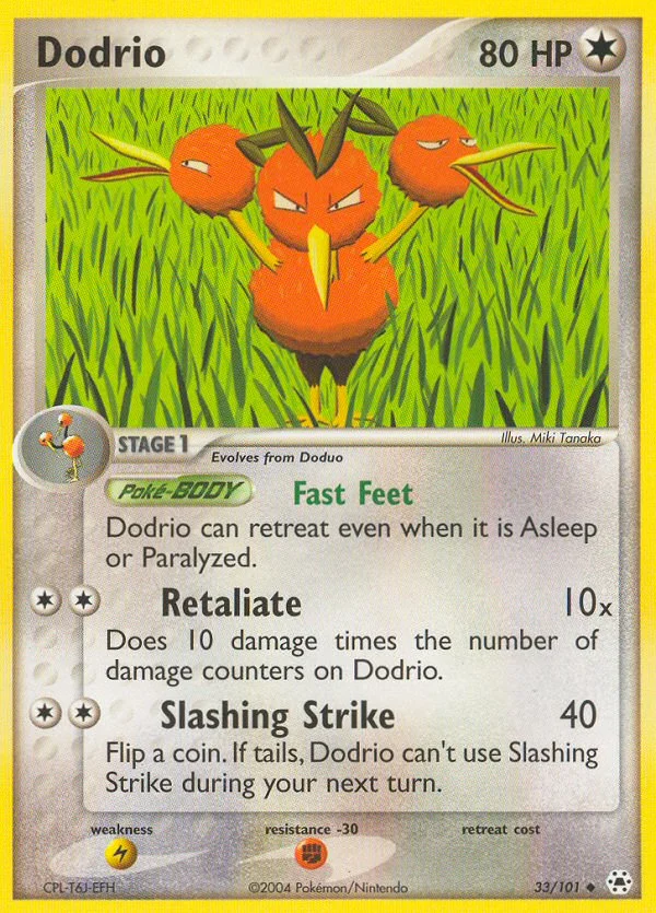 Dodrio Pokemon card