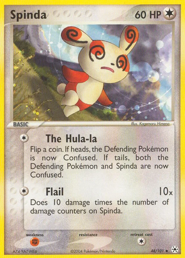 Spinda Pokemon card