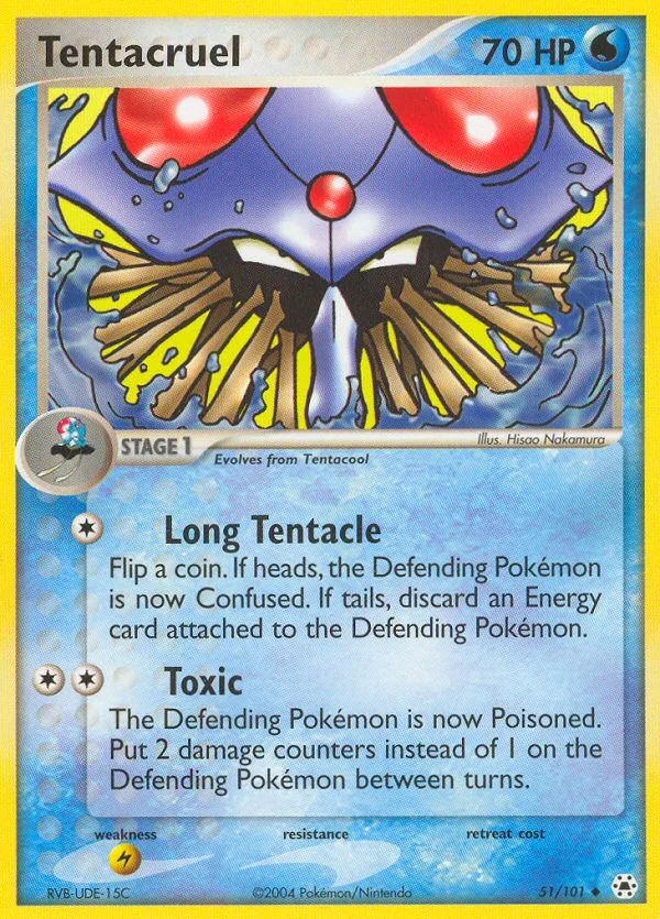 Tentacruel Pokemon card
