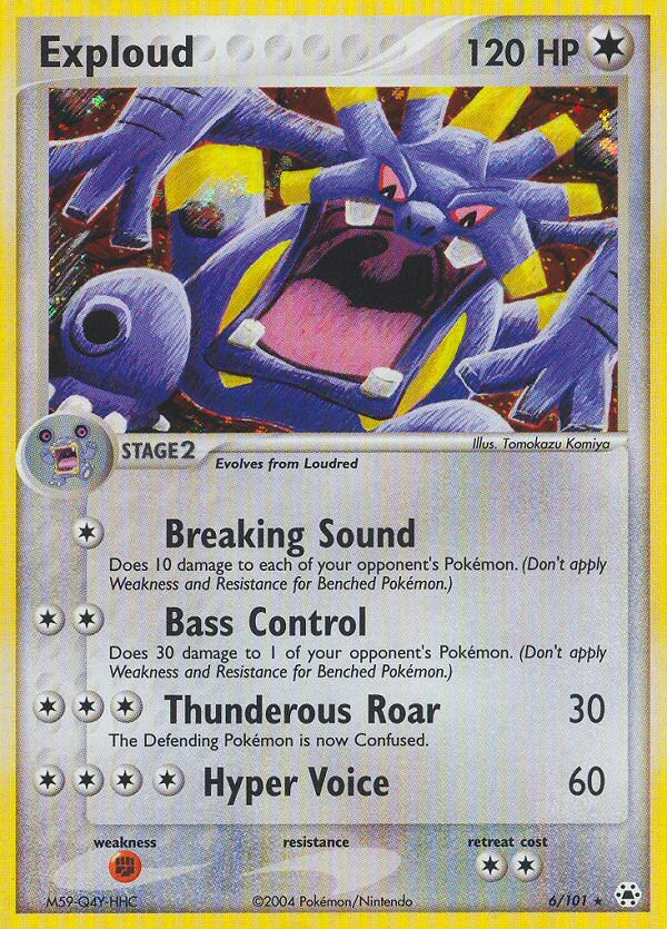 Exploud Pokemon card