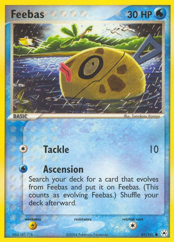 Feebas Pokemon card