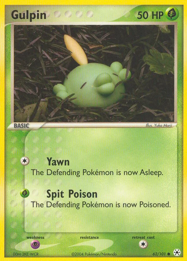 Gulpin Pokemon card
