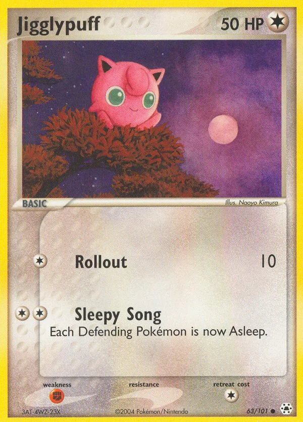 Jigglypuff Pokemon card