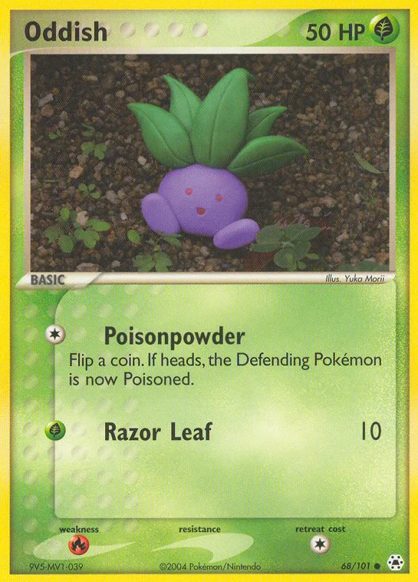 Oddish Pokemon card